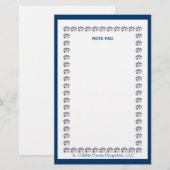 Notizblock- Design 4 Briefpapier (Vorne/Hinten)