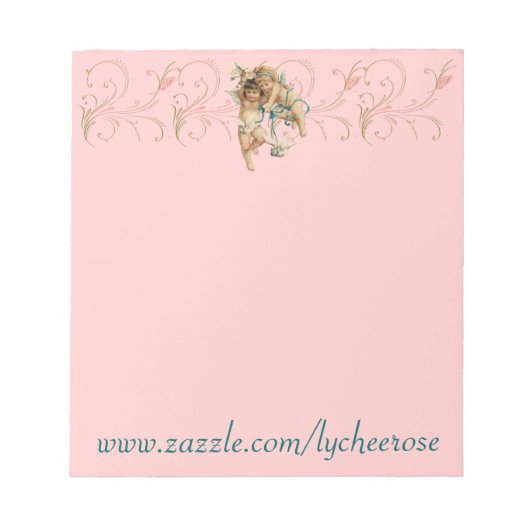 Notizblock Engeltaube (Vorderseite)