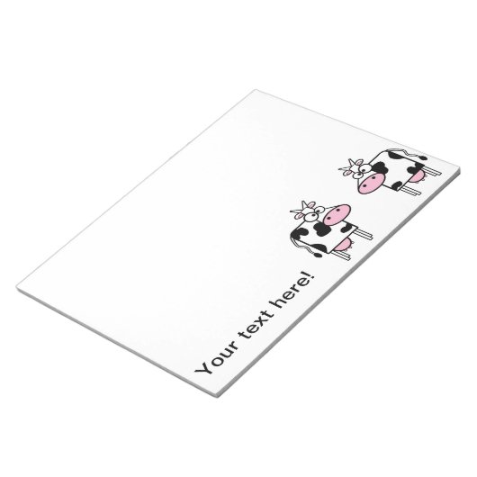 Notizblock für 2 Kühen (angewinkelt)