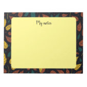 Notizblock für automatische Blätter (Vorderseite)