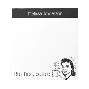 Notizblock für Kaffeeliebhaber