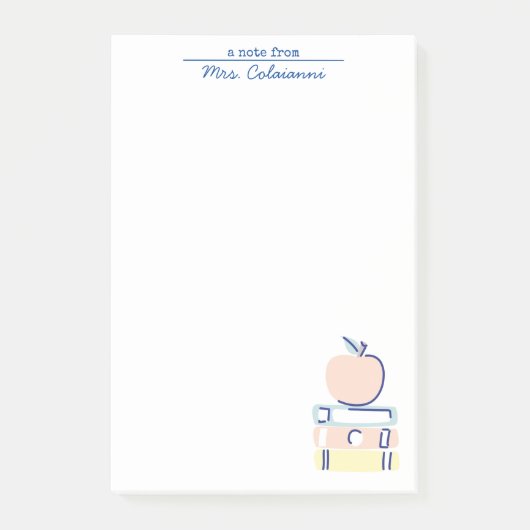 Notizblock für Lehrer (Vorderseite)