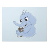 Notizblock für niedliche Elefanten Cartoon (Vorderseite)