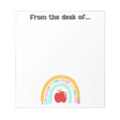 Notizblock für Schulthemen (Vorderseite)