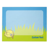 Notizblock Gelber Cartoon (Vorderseite)