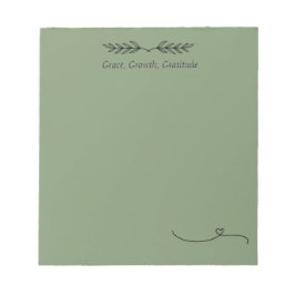 Notizblock "Grace & Growth Daily Affirmation"