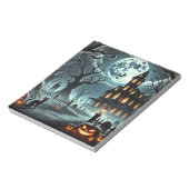 Notizblock. Halloween Vintag Notizblock (Rotiert)