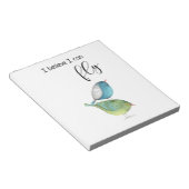 Notizblock "Ich glaube, ich kann fliegen" (angewinkelt)