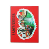 Notizblock ich liebe VENEDIG (Rotiert)