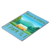 Notizblock im Vanlife-Stil (Linke Seite)