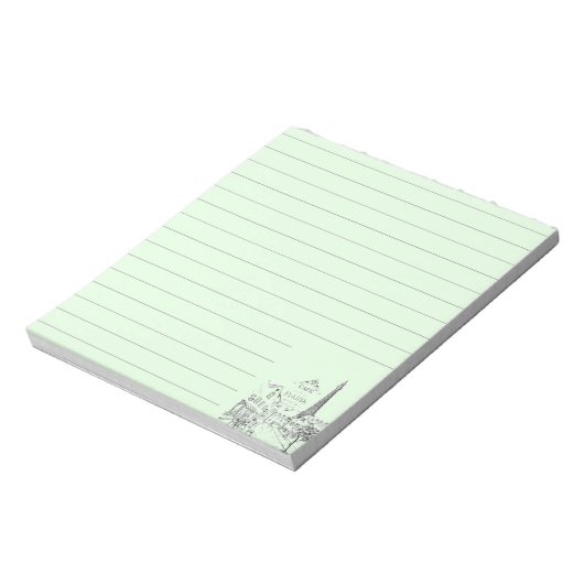 Notizblock in Paris (Rotiert)