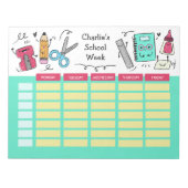 Notizblock-individuelle Name Notizblock (Vorderseite)