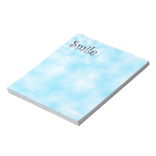 Notizblock lächeln (Rotiert)