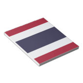 Notizblock mit Flagge Thailands (angewinkelt)
