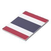Notizblock mit Flagge Thailands (Rotiert)