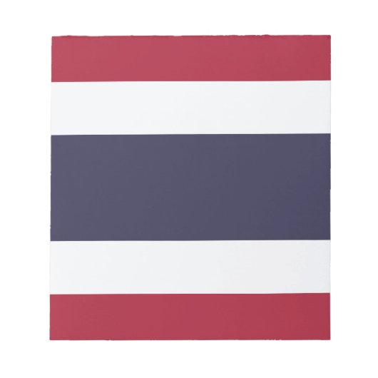 Notizblock mit Flagge Thailands (Vorderseite)