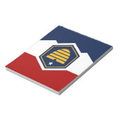 Notizblock mit Flagge von Utah, USA (Rotiert)