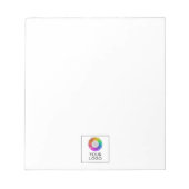 Notizblock mit individuellem Logo, geringe Mindest (Vorderseite)