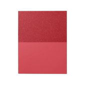 Notizblock mit individuellem Split-Design in Tomat (Rotiert)