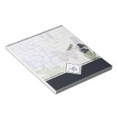Notizblock mit Monogramm des botanischen Gartens (angewinkelt)