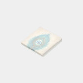 Notizblock mit Pfauenfeder-Design (angewinkelt)