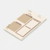 Notizblock mit Zieleinstellung (angewinkelt)