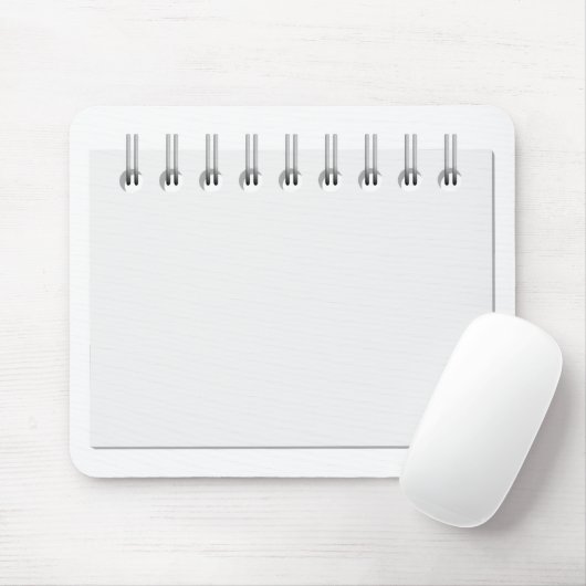 Notizblock Mousepad (Mit Mouse)