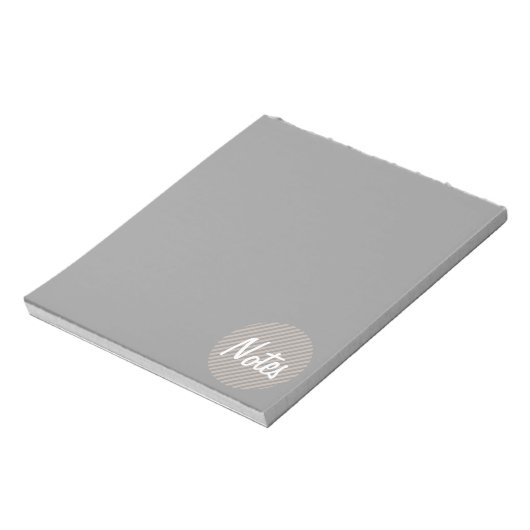Notizblock | Noten grau (Rotiert)
