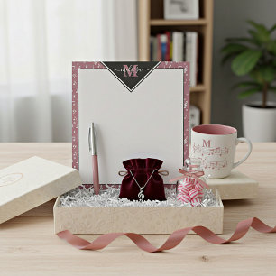 Notizblock personalisiert mit Musiksymbolen