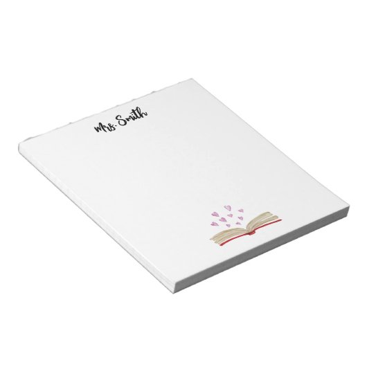 Notizblock personalisiert WATERCOLOR (angewinkelt)