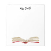 Notizblock personalisiert WATERCOLOR (Vorderseite)