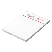 Notizblock personalisiert WATERCOLOR (Rotiert)