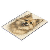 Notizblock Spitz (Linke Seite)