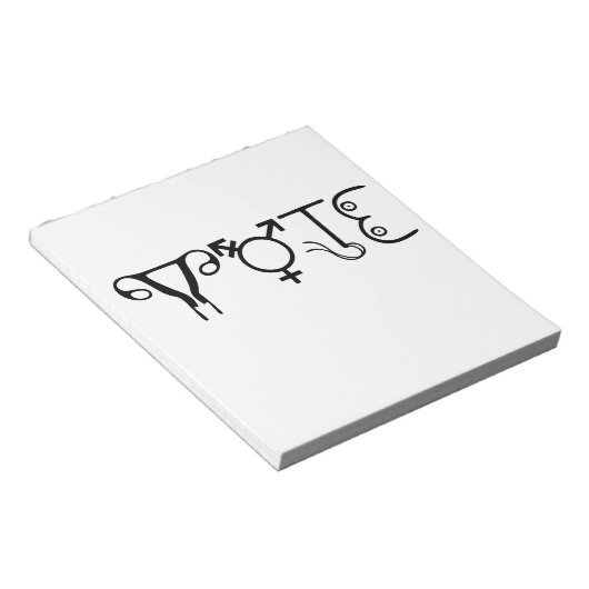 Notizblock STIMMEN (angewinkelt)