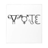 Notizblock STIMMEN (Vorderseite)