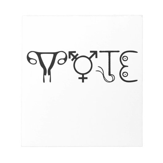 Notizblock STIMMEN (Vorderseite)