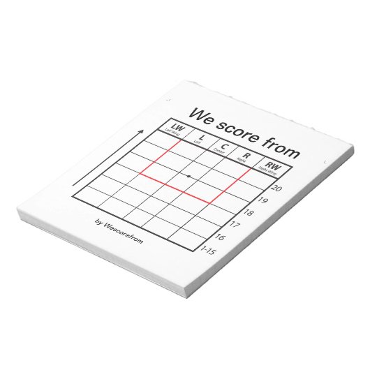 Notizblock "Wir zählen von" (Rotiert)