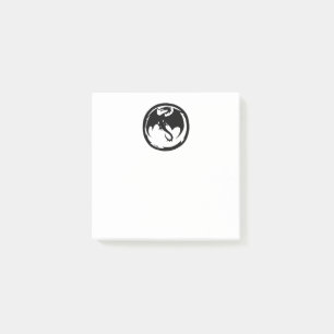 Notizblöcke für Schwarze Drachen Post-it Klebezettel