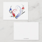 Notizblöcke Mitteilungskarte (Vorne/Hinten)