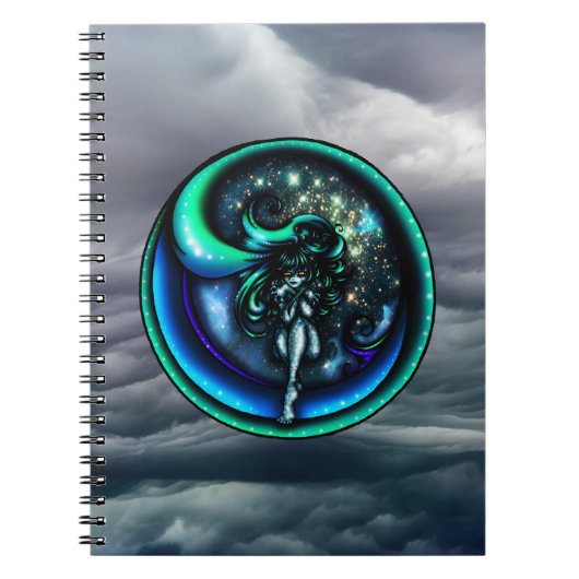 Notizbuch "Auge des Sturms" Notizblock (Vorderseite)