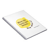 Notizbuch! Behalten Sie Ihre Träume und Gedanken Notizblock (Rechte Seite)