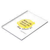 Notizbuch! Behalten Sie Ihre Träume und Gedanken Notizblock (Linke Seite)