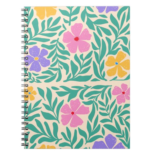 Notizbuch Blumen Notizblock (Vorderseite)