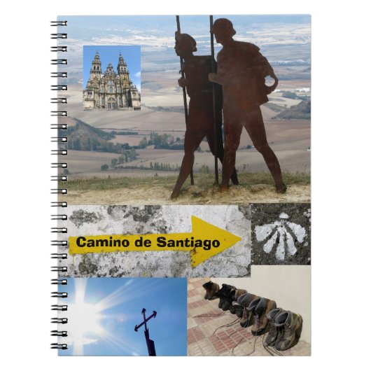 Notizbuch Camino Des Santiago Notizblock (Vorderseite)