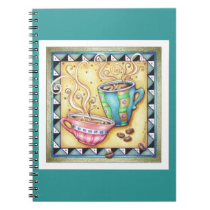 NOTIZBUCH - COOLE BEANS! COFFEE-KUNST NOTIZBLOCK