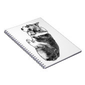 Notizbuch Corgi, Leiser Führer Notizblock (Rechte Seite)