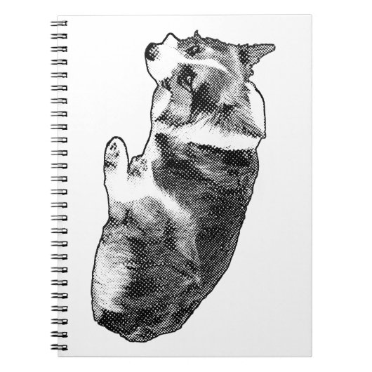 Notizbuch Corgi, Leiser Führer Notizblock (Vorderseite)