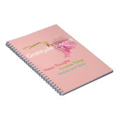 Notizbuch-Dankbarkeits-Zeitschrift Notizblock (Rechte Seite)