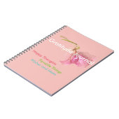 Notizbuch-Dankbarkeits-Zeitschrift Notizblock (Linke Seite)