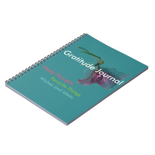 Notizbuch-Dankbarkeits-Zeitschrift Notizblock (Linke Seite)